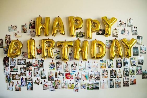 Birthday Memory Wall