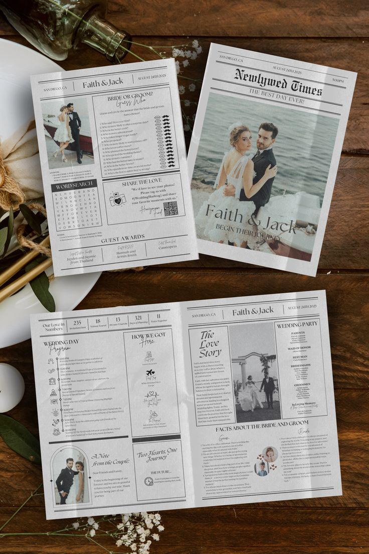 wedding magazine for tech free wedding
