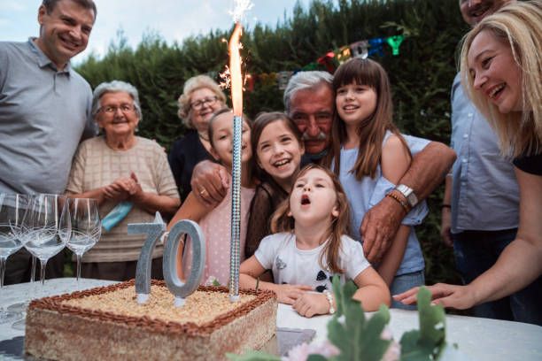 family celebrates 70th birthday