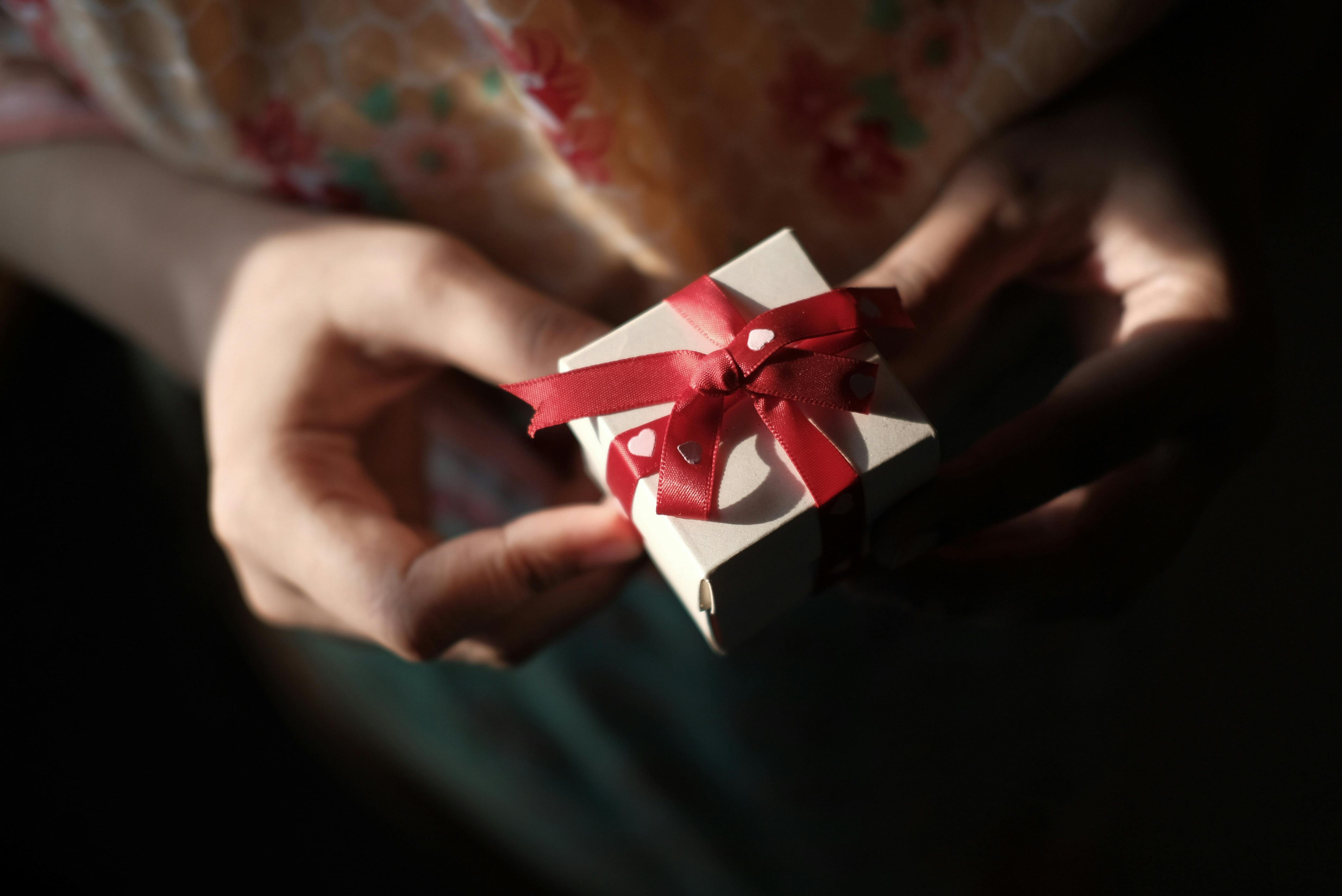 small gift in a box